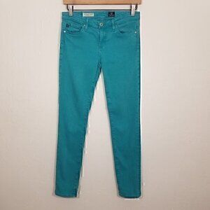 Ag Adriano Goldschmied The Stevie Ankle Slim Straight Leg Stretch Jeans Size 26